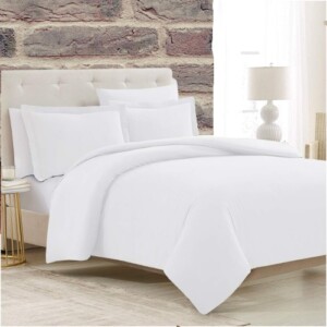 Lenjerie de pat Bumbac Ranforce policoton , alb, HORECA - 5 seturi