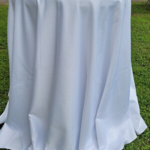 Fata de masa rotunda - brocard premium - alb nisip 000