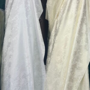 Fata de masa rotunda - brocard standard - IVORY - model ape- Pachet 10 bucati